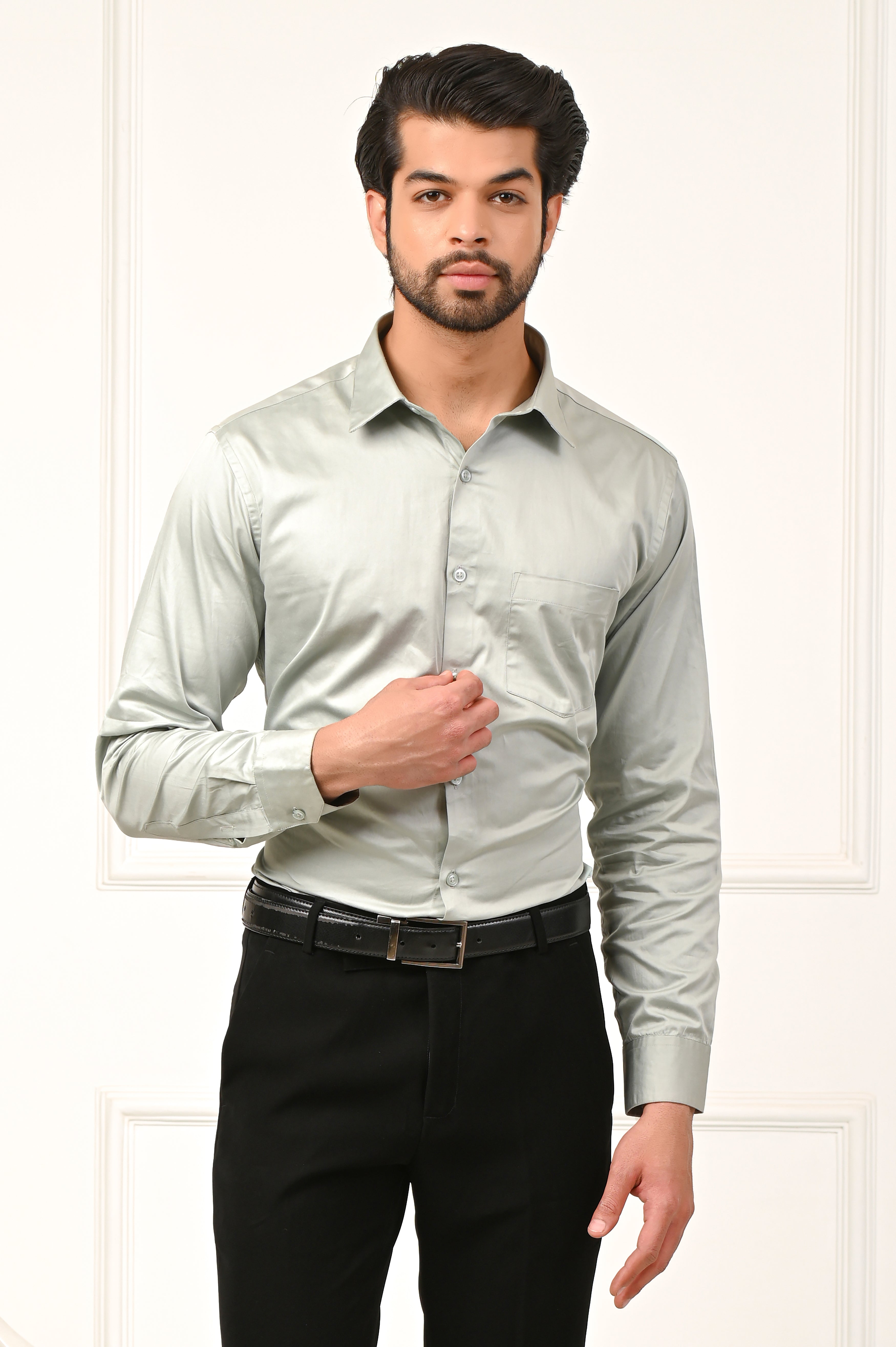 Pure cotton hot sale formal shirts