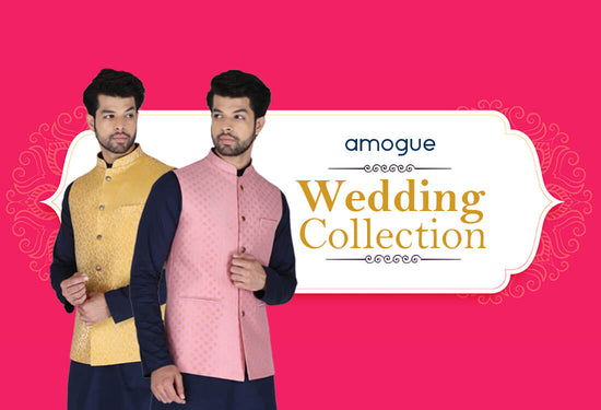 Shop Online Nehru Jackets, Suits, Boxers & Shirts for Men | Amogue