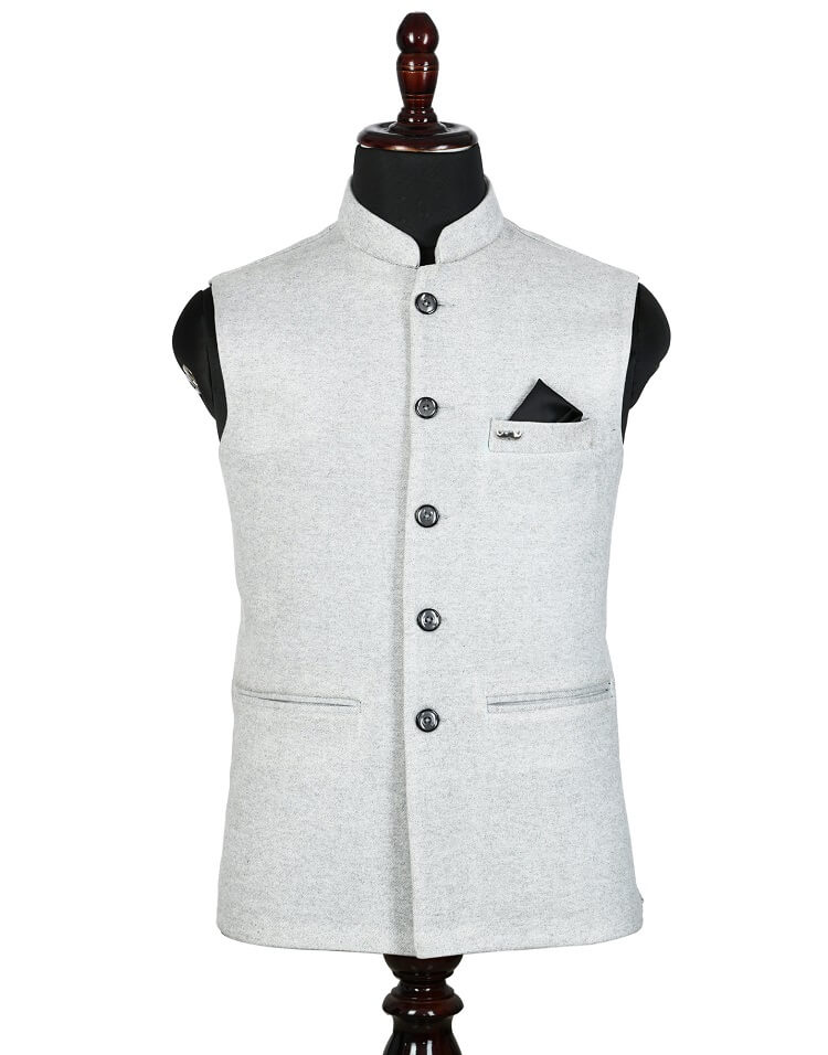 Mens White Nehru Jacket, Size: 34-50 at Rs 799/piece in Delhi | ID:  22942658162