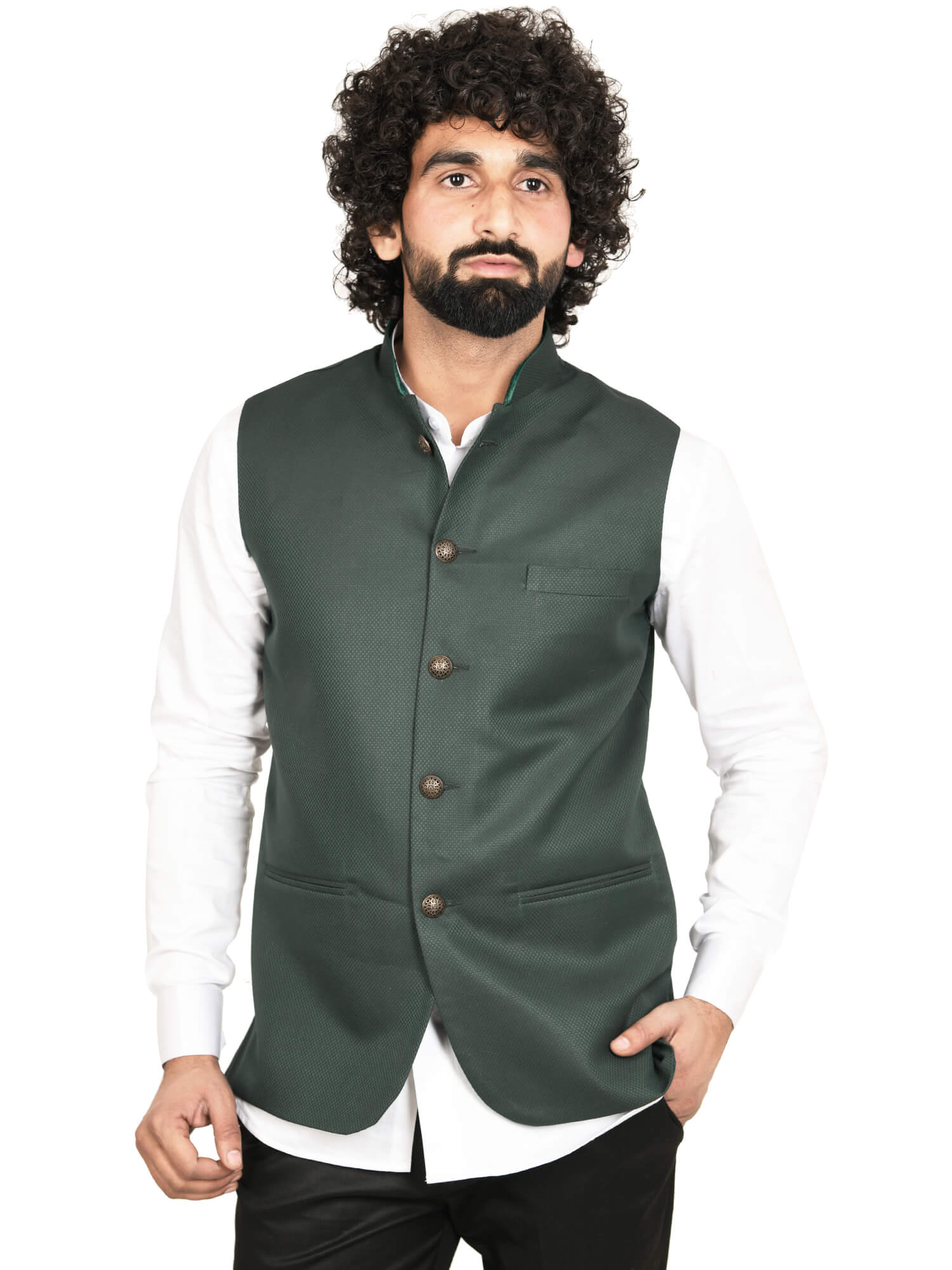 Senpai Men Green Life Style Jacket - Senpai India