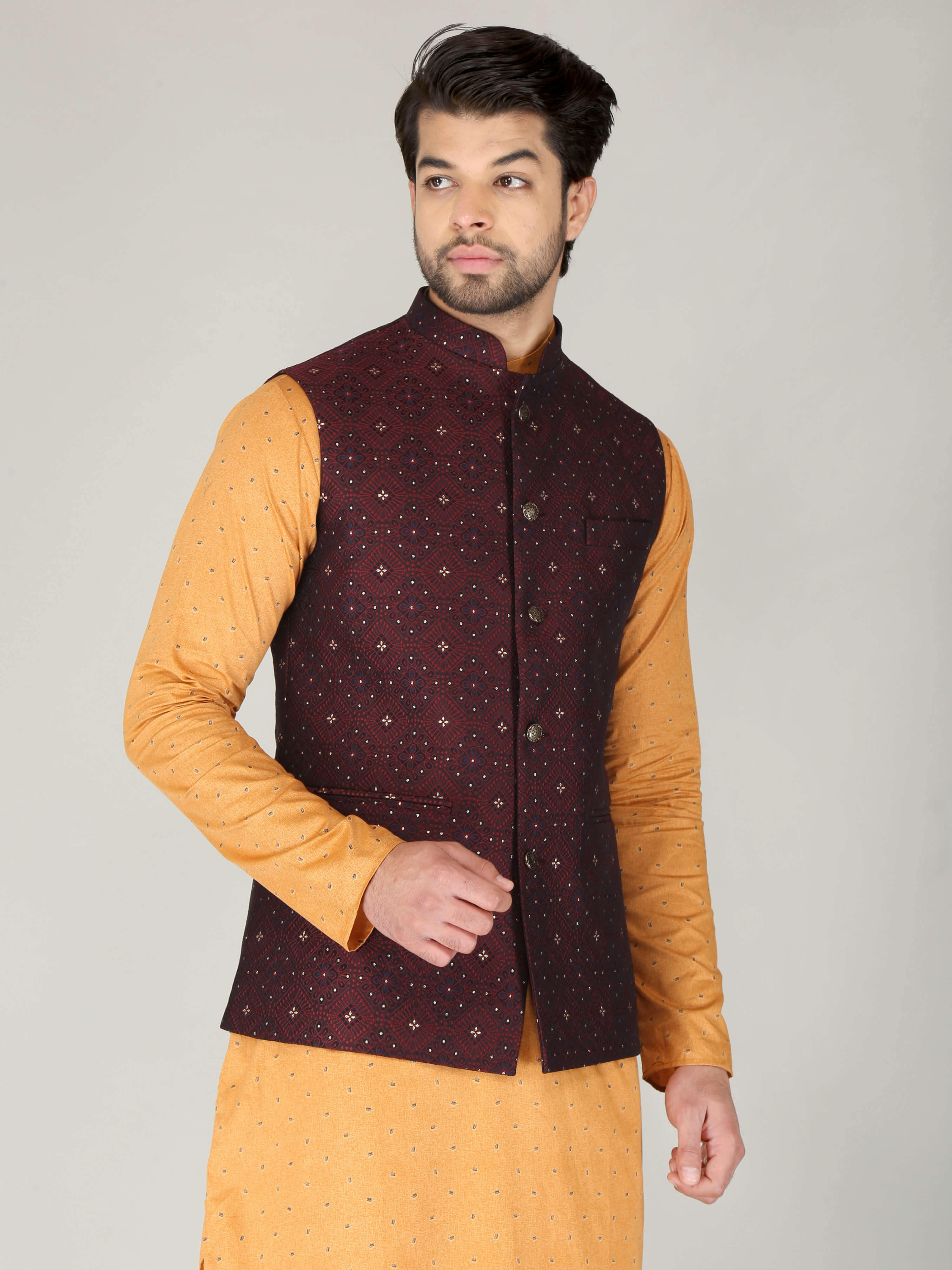 Buy Nehru Jackets Online - BUNDI for Men, Nehru Jacket & Modi Jackets for  Men Online | Bonsoir