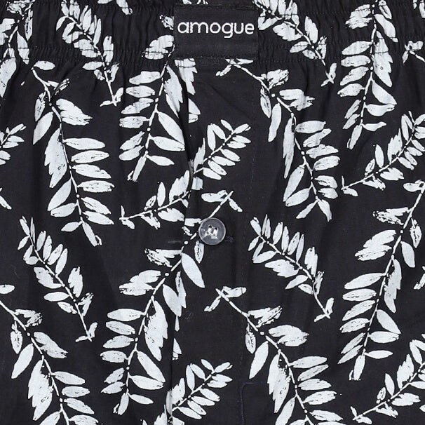 Close up view of BlackLeaf Boxer For Men | Amogue