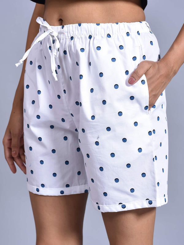 Buy Oyshome kartbrink Girls Boxer Shorts Polka Print White (Pack of 1)- Boxer  Shorts at